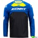 Kenny Track Force 2023 Youth Motocross Gear Combo - Blue / Neon Yellow