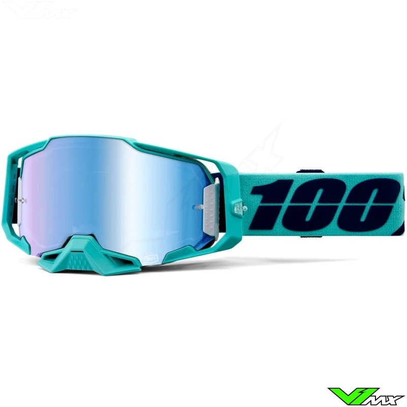 100% Armega Esterel Crossbril - Blauwe spiegellens