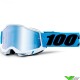 100% Accuri 2 Novel Motocross Goggles - Blue Mirror Lens