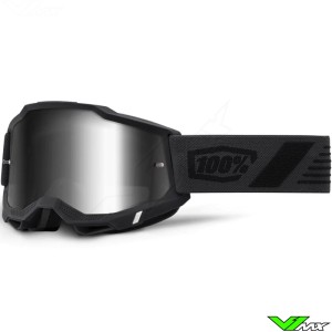 100% Accuri 2 Scranton Motocross Goggles - Silver Mirror Lens