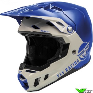 Fly Racing Formula CC Centrum Motocross Helmet - Metallic Blue / Grey