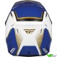 Fly Racing Kinetic Vision Motocross Helmet - Blue / White