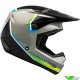 Fly Racing Kinetic Vision Motocross Helmet - Grey / Black