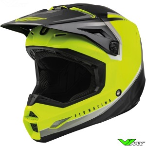 Fly Racing Kinetic Vision Crosshelm - Fluo Geel