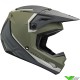 Fly Racing Kinetic Vision Motocross Helmet - Olive / Grey / Matte