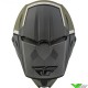Fly Racing Kinetic Vision Motocross Helmet - Olive / Grey / Matte