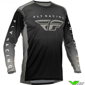 Fly Racing Lite 2023 Cross shirt - Zwart / Grijs