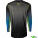 Fly Racing Lite 2023 Motocross Jersey - Blue / Fluo Yellow
