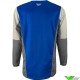 Fly Racing Kinetic Jet 2023 Cross shirt - Blauw / Grijs