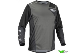 Fly Racing Kinetic Jet 2023 Motocross Jersey - Black / Grey