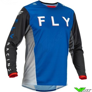 Fly Racing Kinetic Kore 2023 Cross shirt - Blauw