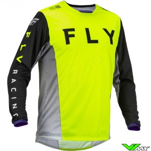 Fly Racing Kinetic Kore 2023 Motocross Jersey - Fluo Yellow
