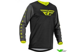 Fly Racing F-16 2023 Motocross Jersey - Fluo Yellow / Black / Grey