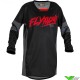 Fly Racing Kinetic Khaos 2023 Youth Motocross Jersey - Red / Black / Grey