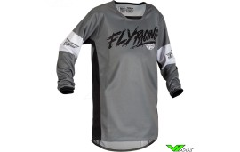 Fly Racing Kinetic Khaos 2023 Youth Motocross Jersey - Grey