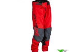 Fly Racing Kinetic Khaos 2023 Youth Motocross Pants - Red / Black / Grey