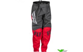 Fly Racing F-16 2023 Youth Motocross Pants - Grey / Red