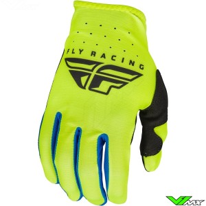 Fly Racing Lite 2023 Youth Motocross Gloves - Fluo Yellow