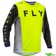 Fly Racing Kinetic Kore 2023 Motocross Gear Combo - Fluo Yellow