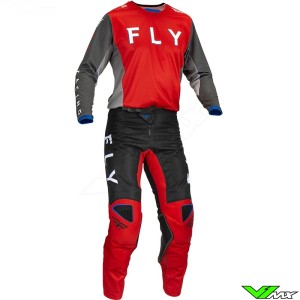 Fly Racing Kinetic Kore 2023 Motocross Gear Combo - Red
