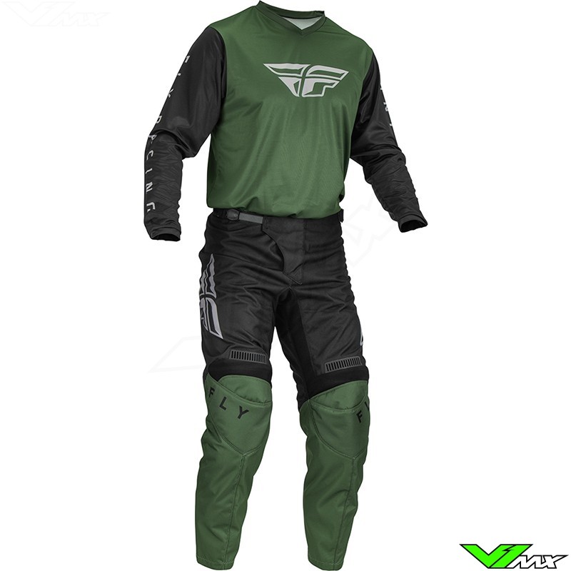 Fly Racing F-16 2023 Crosspak - Olijf Groen / Zwart