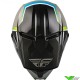 Fly Racing Kinetic Vision Youth Motocross Helmet - Grey / Black