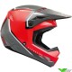 Fly Racing Kinetic Vision Youth Motocross Helmet - Red / Grey