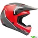 Fly Racing Kinetic Vision Youth Motocross Helmet - Red / Grey (M/L)