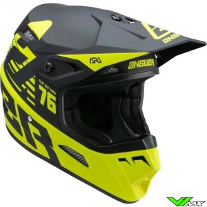 Answer AR1 Bold Youth Motocross Helmet - Black