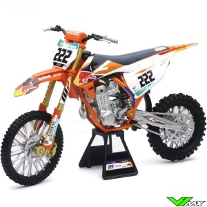 Crossmotor Schaalmodel 1:10 - RedBull KTM 450SX-F Cairoli 222