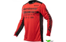 Fasthouse Grindhouse Domingo Motocross Jersey - Red / Black (M)