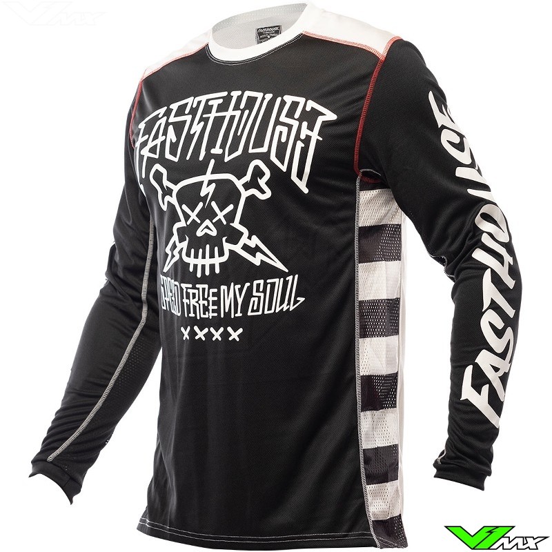 Fasthouse Grindhouse Akuma Cross Shirt - Zwart (M)