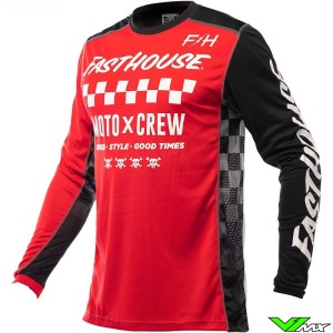 Fasthouse Grindhouse Alpha 2023 Motocross Jersey - Red