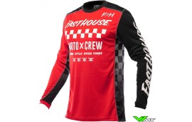 Fasthouse Grindhouse Alpha 2023 Motocross Jersey - Red (M)