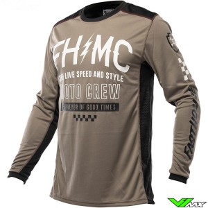 Fasthouse Grindhouse Cypher 2023 Motocross Jersey - Moss / Grey