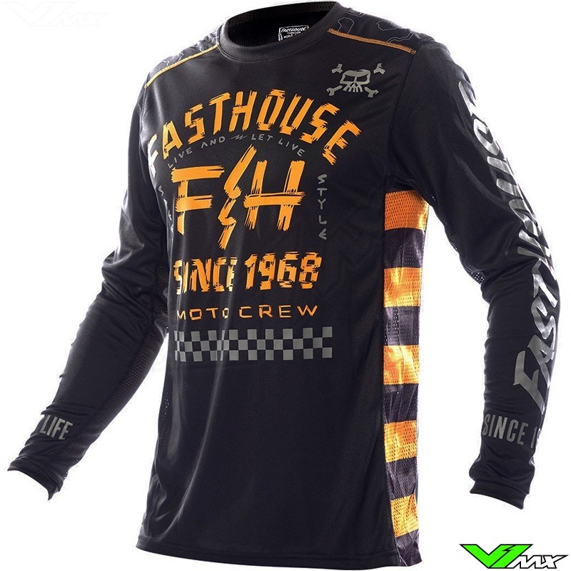 Fasthouse Off-road Cross Shirt - Amber / Zwart (M)