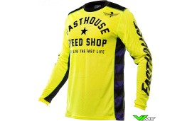 Fasthouse Grindhouse Originals Air Cooled 2023 Cross Shirt - Fluo Geel (M/L)