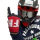 Fasthouse Speed Remnant 2023 Motocross Gloves - Red / Black