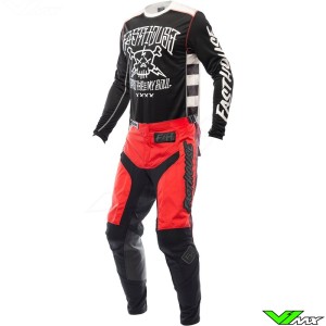 Fasthouse Grindhouse Akuma 2023 Motocross Gear Combo - Black