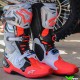 Alpinestars Tech 10 Vision SX Motocross Boots - Black / White / Silver / Fluo Red