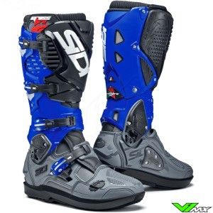 Sidi Crossfire 3 SRS Motocross Boots - Blue / Grey