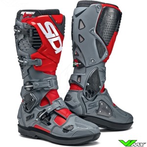 Sidi Crossfire 3 SRS Motocross Boots - Red / Grey