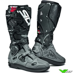 Sidi Crossfire 3 SRS Motocross Boots - Grey / Black