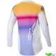 Alpinestars Techstar Daytona 23 Motocross Jersey - Haze Gray / Fluo Orange / Rhodamine