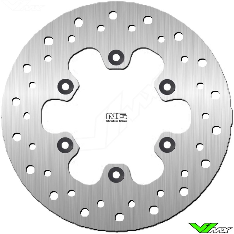 Brake disc front NG round fixed 220mm - Kawasaki KX80 KX85 KX100 