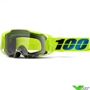 100% Armega Koropi Motocross Goggles - Clear Lens