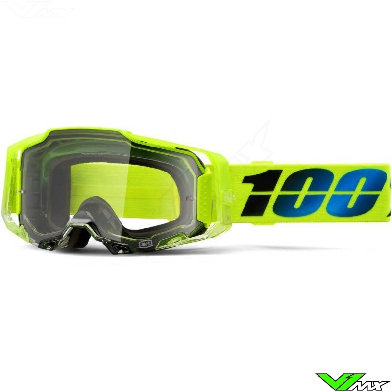 100% Armega Koropi Motocross Goggles - Clear Lens