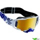 100% Armega Solis Motocross Goggles - Mirror True Gold Lens