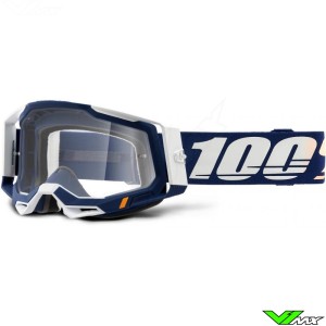 100% Racecraft 2 Concorida Crossbril - Heldere lens