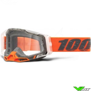 100% Racecraft 2 Schrute Motocross Goggles - Clear Lens